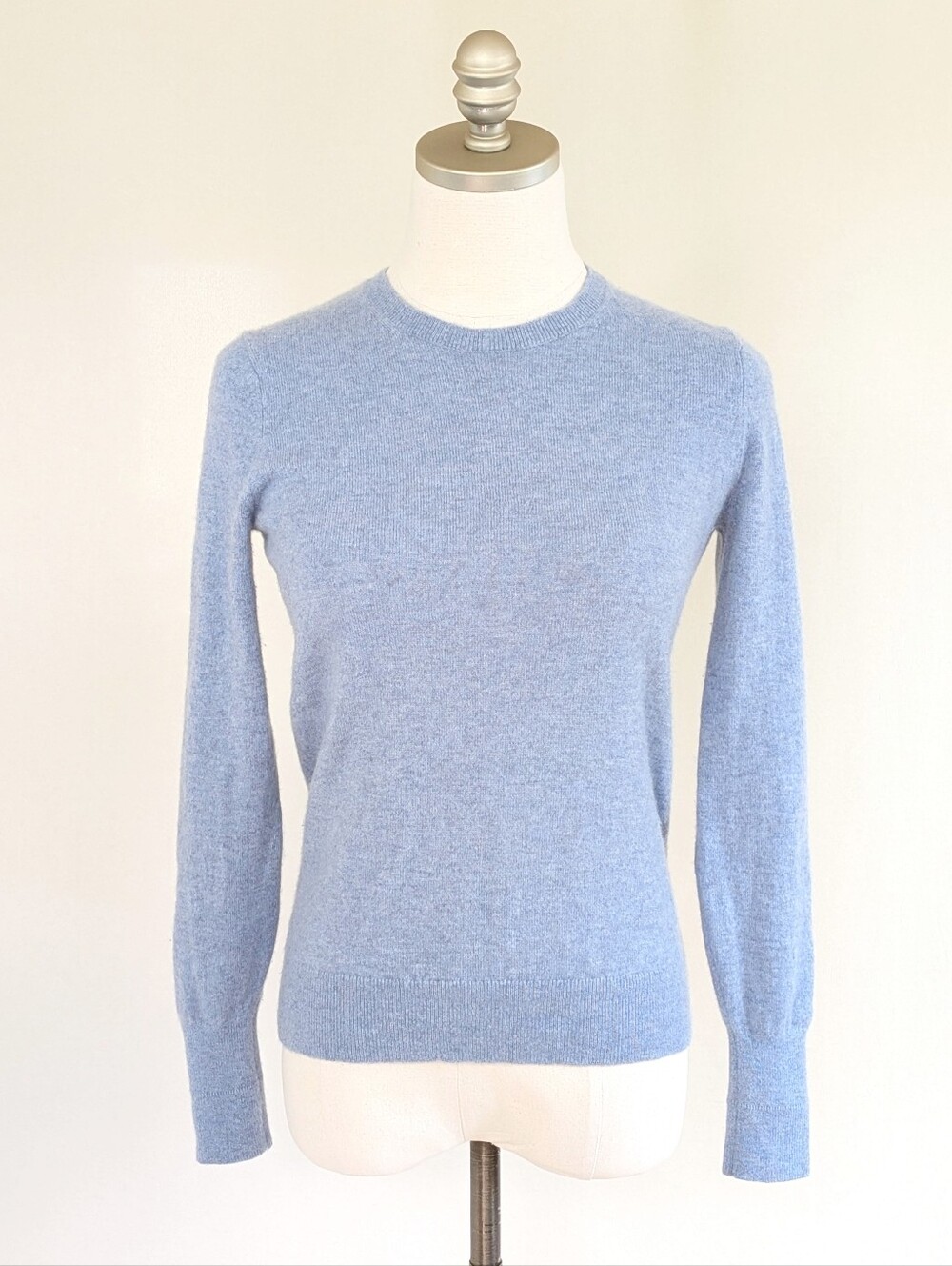 Everlane 100% Cashmere Sweater Blue | Repaired Wearable Condition Size S